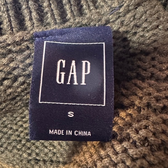 Gap Mock Neck Olive Green Women's Sweater - Picture 5 of 12